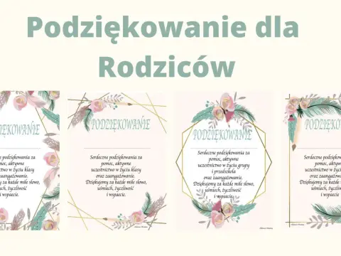 Jak podziękować rodzicom w przedszkolu? Gotowe wzory