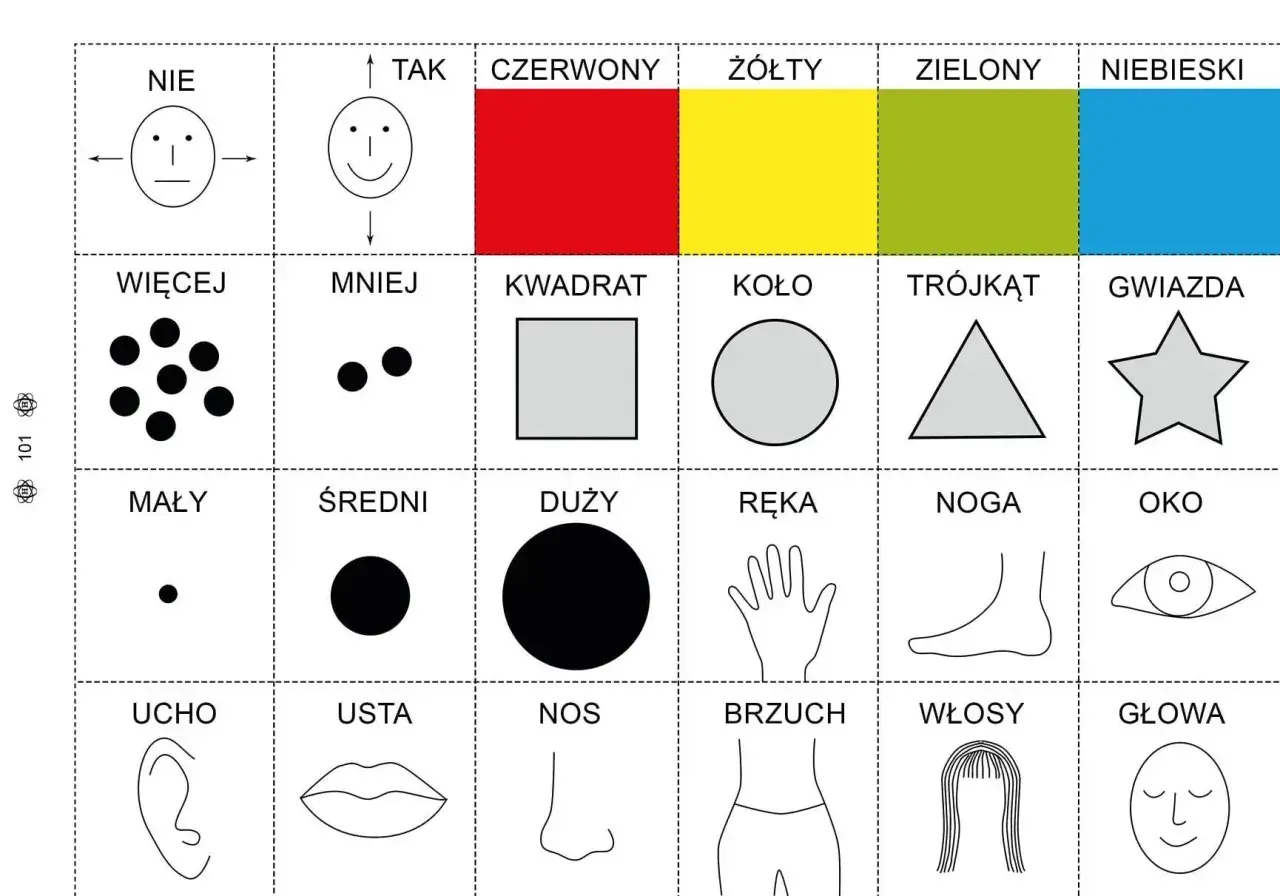Karty pracy dla 6-latków: kolory, kształty, liczby, części ciała. Pomoc dydaktyczna.
