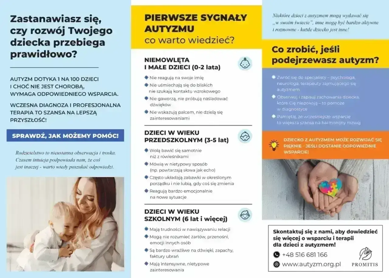 Dziecko autystyczne nie zawsze reaguje na imię, nie szuka kontaktu wzrokowego ani nie dzieli się zainteresowaniami. Wczesne wsparcie to klucz do harmonijnego rozwoju.