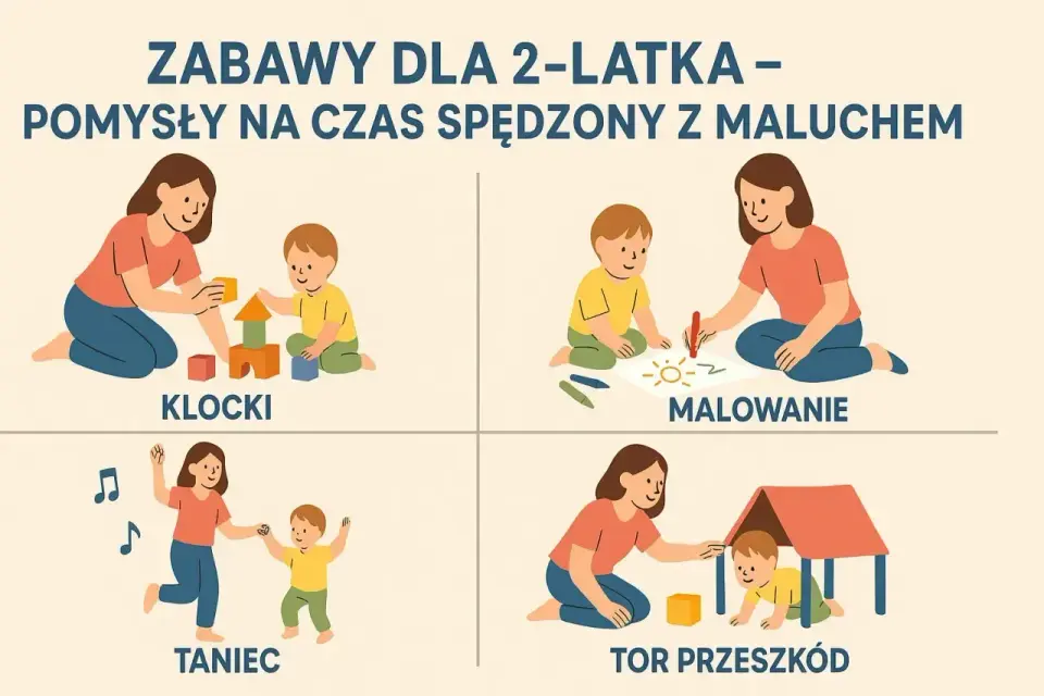 Jak stymulować rozwój 2-latka bez presji? Pomysły na zabawy